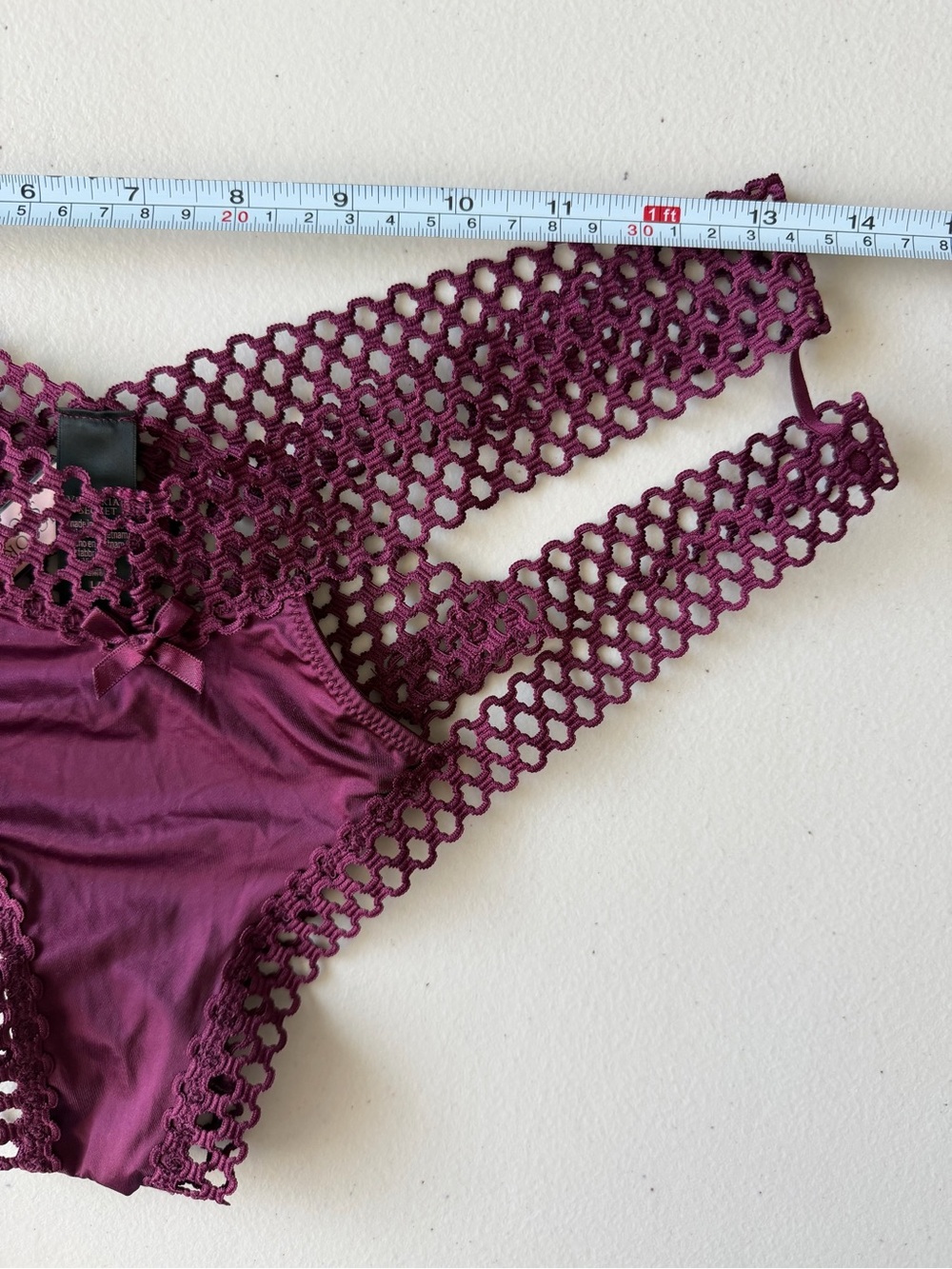 Victoria’s Secret Very Sexy Strappy Mesh Cheeky Panty L NWT - Picture 7 of 8